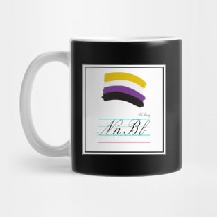 Nonbinary Queer Alphabet Cards Mug